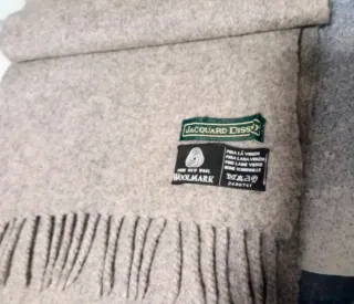 Bufanda Jacquard Lana Virgen woolmark