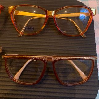 Occhiali vintage Sfilo marrone/oro