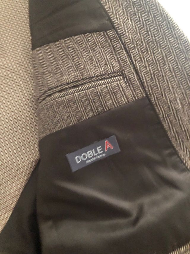 Blazer Marrón DOBLE A Talla L 54