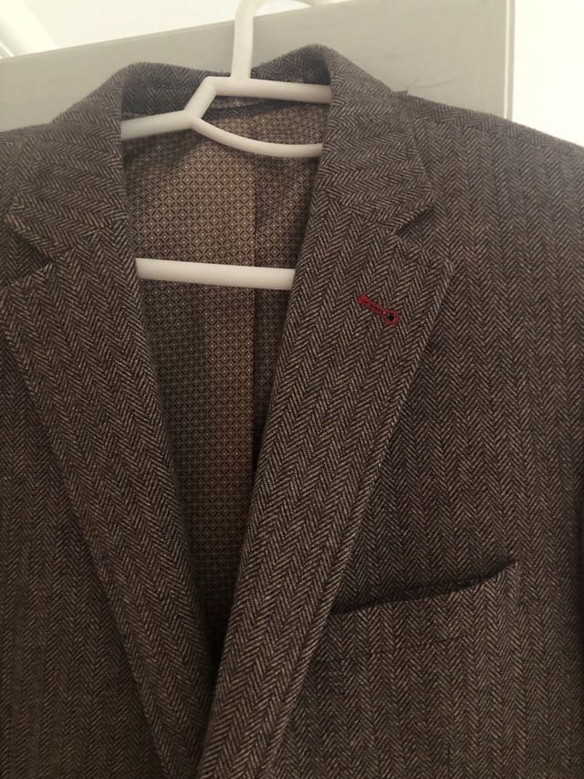 Blazer Marrón DOBLE A Talla L 54