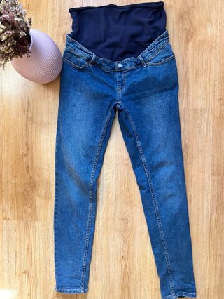 Pantalón premamá azul