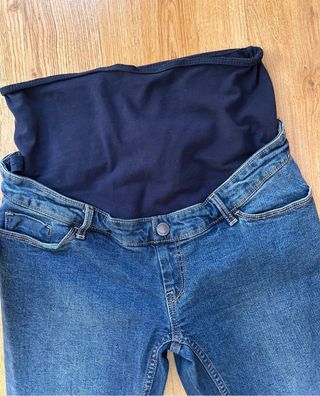 Pantalón premamá azul