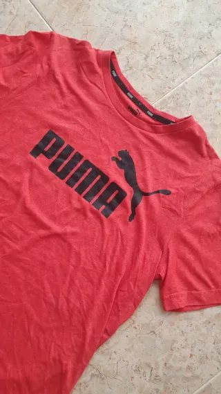 Camiseta Puma Hombre Roja
