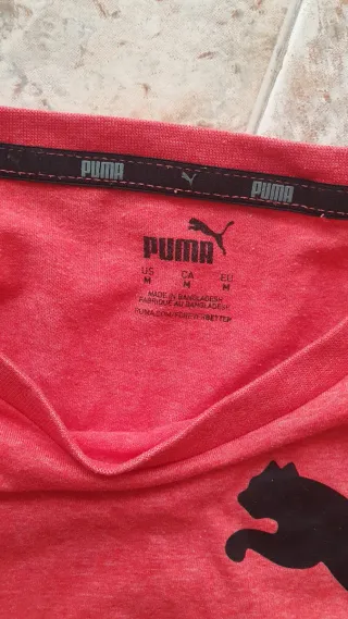Camiseta Puma Hombre Roja