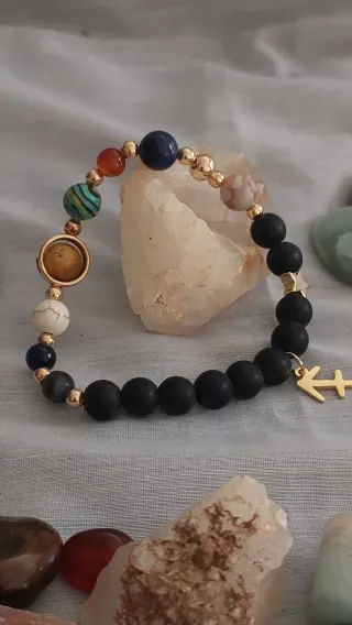 Pulsera Sagitario Piedra Natural