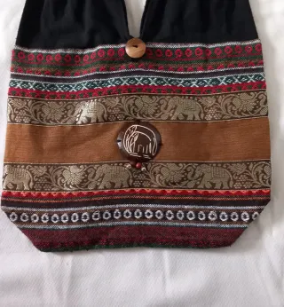 Bolso de tela étnico mujer