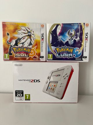 Pacchetto Nintendo 2DS + Pokemon Sole e Pokemon Luna