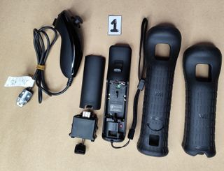 Mando Wii Wiimote Negro Completo #1