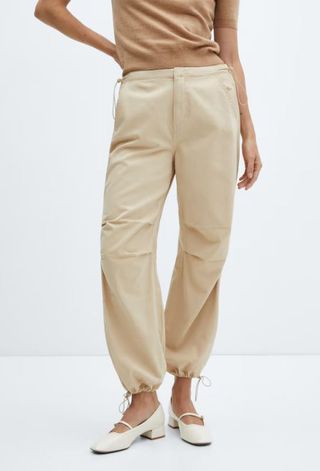 Pantalón Parachute Mango