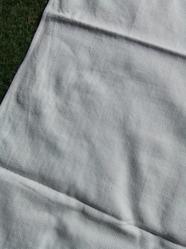 Mantel y servilletas antiguos de lino