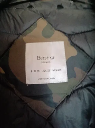 Abrigo militar camuflaje