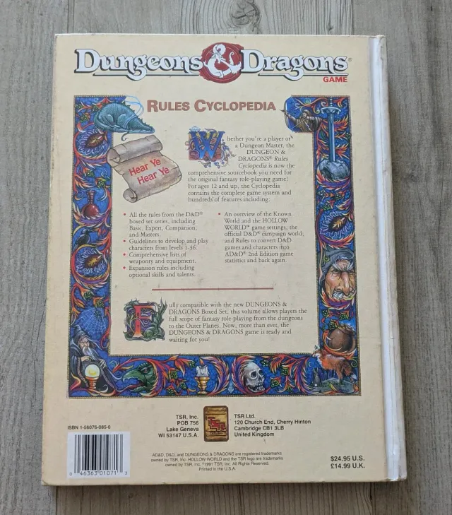 Dungeons & Dragons Rules Cyclopedia