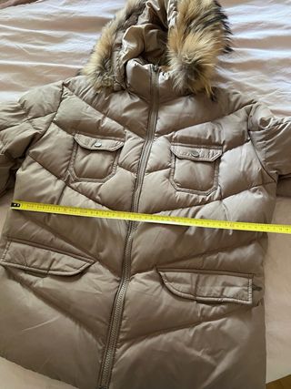 Chaqueta de plumas Baon  beige mujer