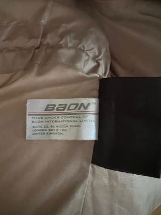 Chaqueta de plumas Baon  beige mujer