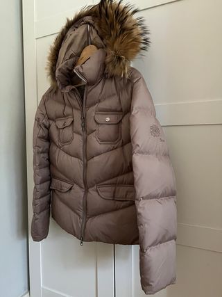 Chaqueta de plumas Baon  beige mujer