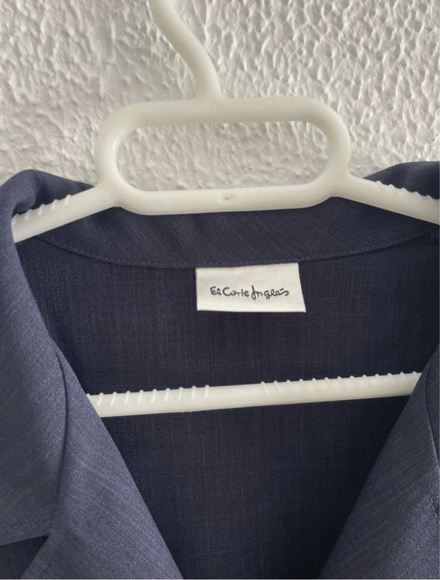 Camisa azul botones El Corte Inglés