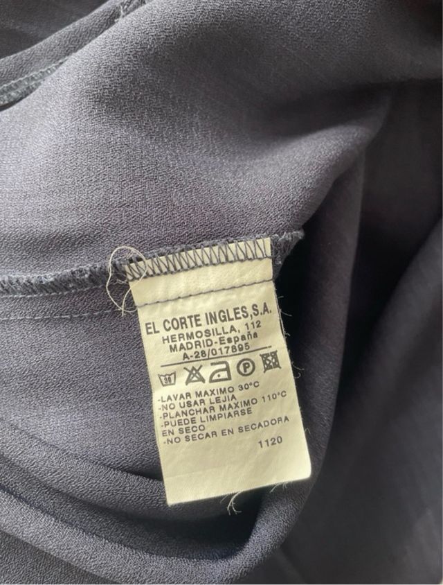 Camisa azul botones El Corte Inglés