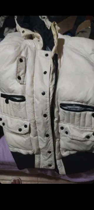Giubbotto Moncler bianco