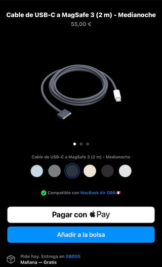 Cable USB C-MagSafe 3 Apple