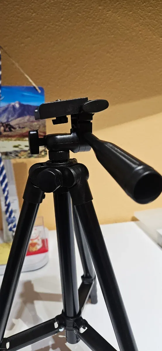 Trípode para móvil y camara de fotos con nivel