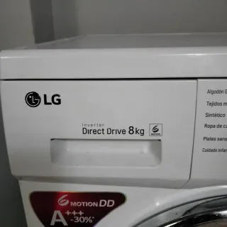 Lavadora LG Direct Drive 8kg