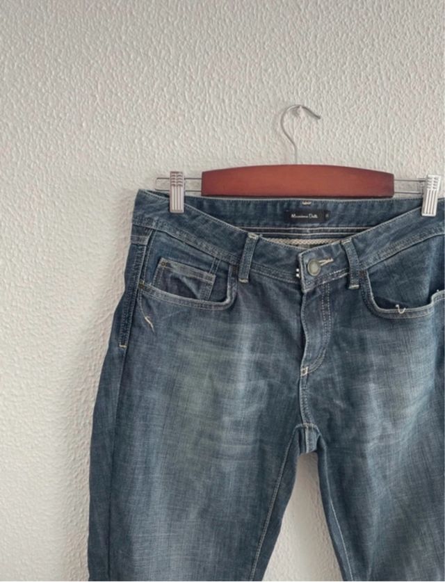 Pantalón vaquero Massimo Dutti azul