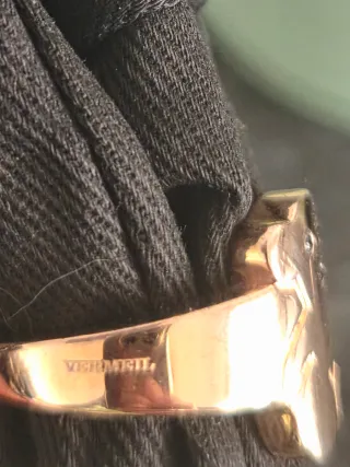 Anillo Tous Oso Plata Baño Oro