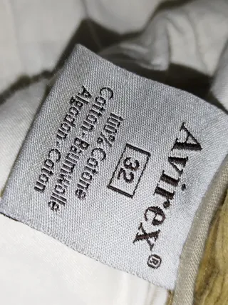 Pantalón Corduroy Avirex Talla M Beige