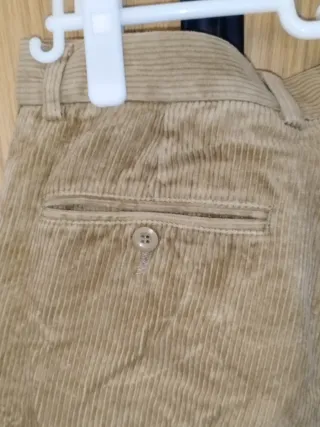 Pantalón Corduroy Avirex Talla M Beige