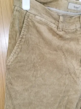 Pantalón Corduroy Avirex Talla M Beige