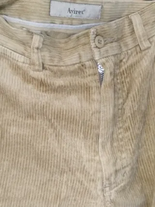 Pantalón Corduroy Avirex Talla M Beige