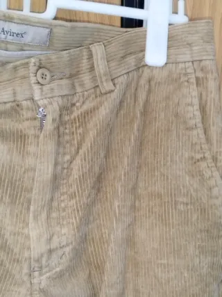 Pantalón Corduroy Avirex Talla M Beige