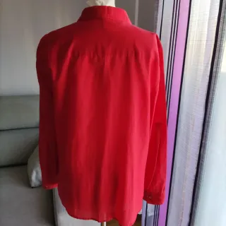 CAMISA CORTEFIEL roja de manga larga