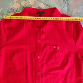 CAMISA CORTEFIEL roja de manga larga