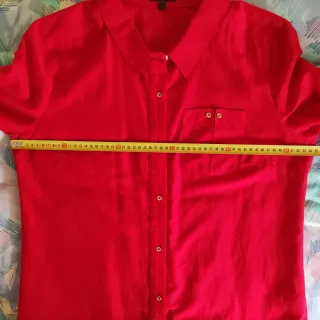 CAMISA CORTEFIEL roja de manga larga