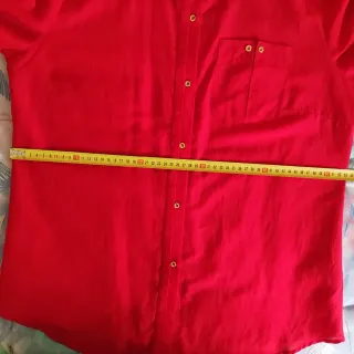 CAMISA CORTEFIEL roja de manga larga