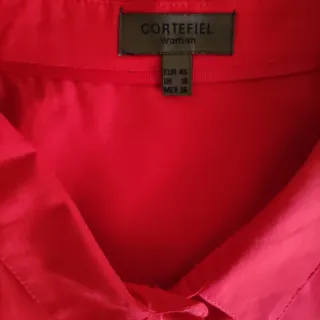 CAMISA CORTEFIEL roja de manga larga
