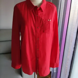 CAMISA CORTEFIEL roja de manga larga