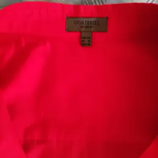 CAMISA CORTEFIEL roja de manga larga