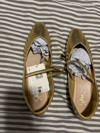 Merceditas doradas Sfera Talla 38