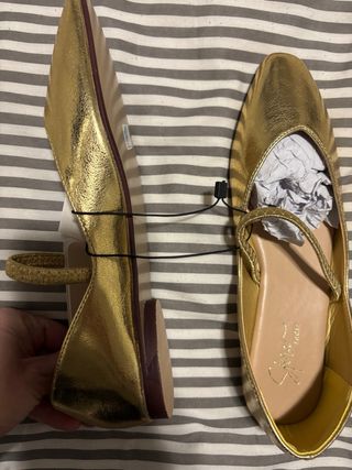 Merceditas doradas Sfera Talla 38