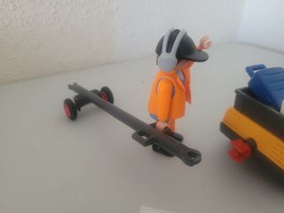 Transporte de Maletas del Aeropuerto Playmobil