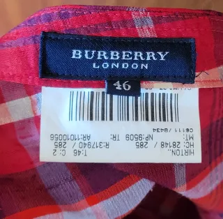 Pantalón Seda Burberry