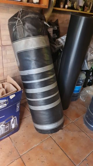 Saco de Boxeo Domyos Negro y gris