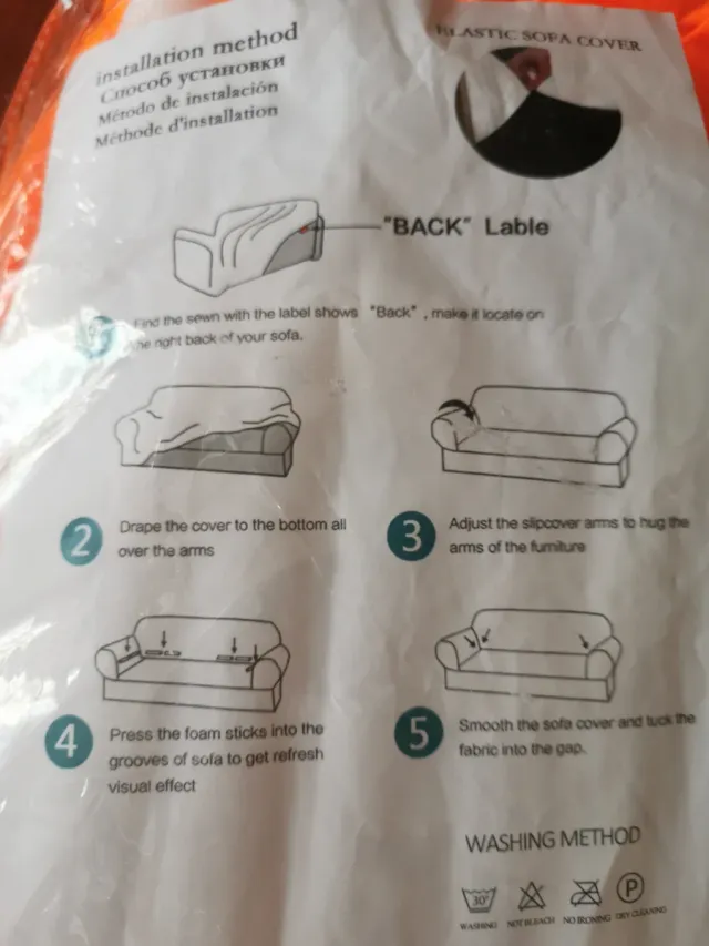 Funda de sofá 3 plazas