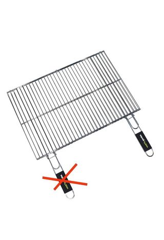 Griglia doppia per barbecue