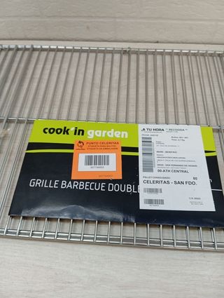 Griglia doppia per barbecue