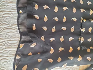 Blusa Zara manga francesa estampada