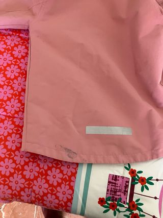 Abrigo impermeable niña reflectante