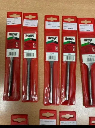 Lote de brocas planas para madera